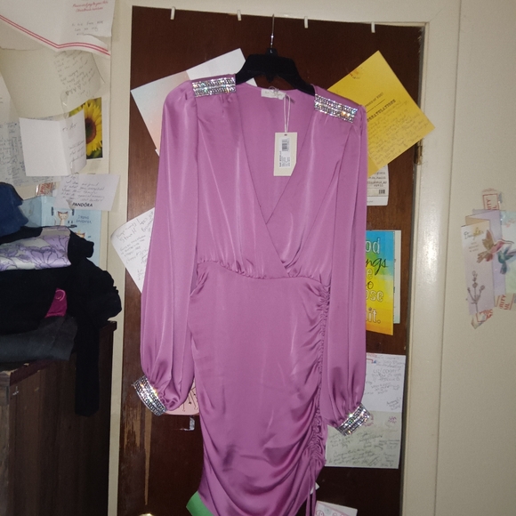 RAMY BROOK Foxy Embellished Cuff Dress 🆕 Size 00 - Picture 7 of 16